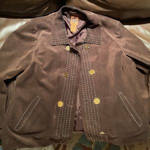 Tory Burch Suede Leather Jacket